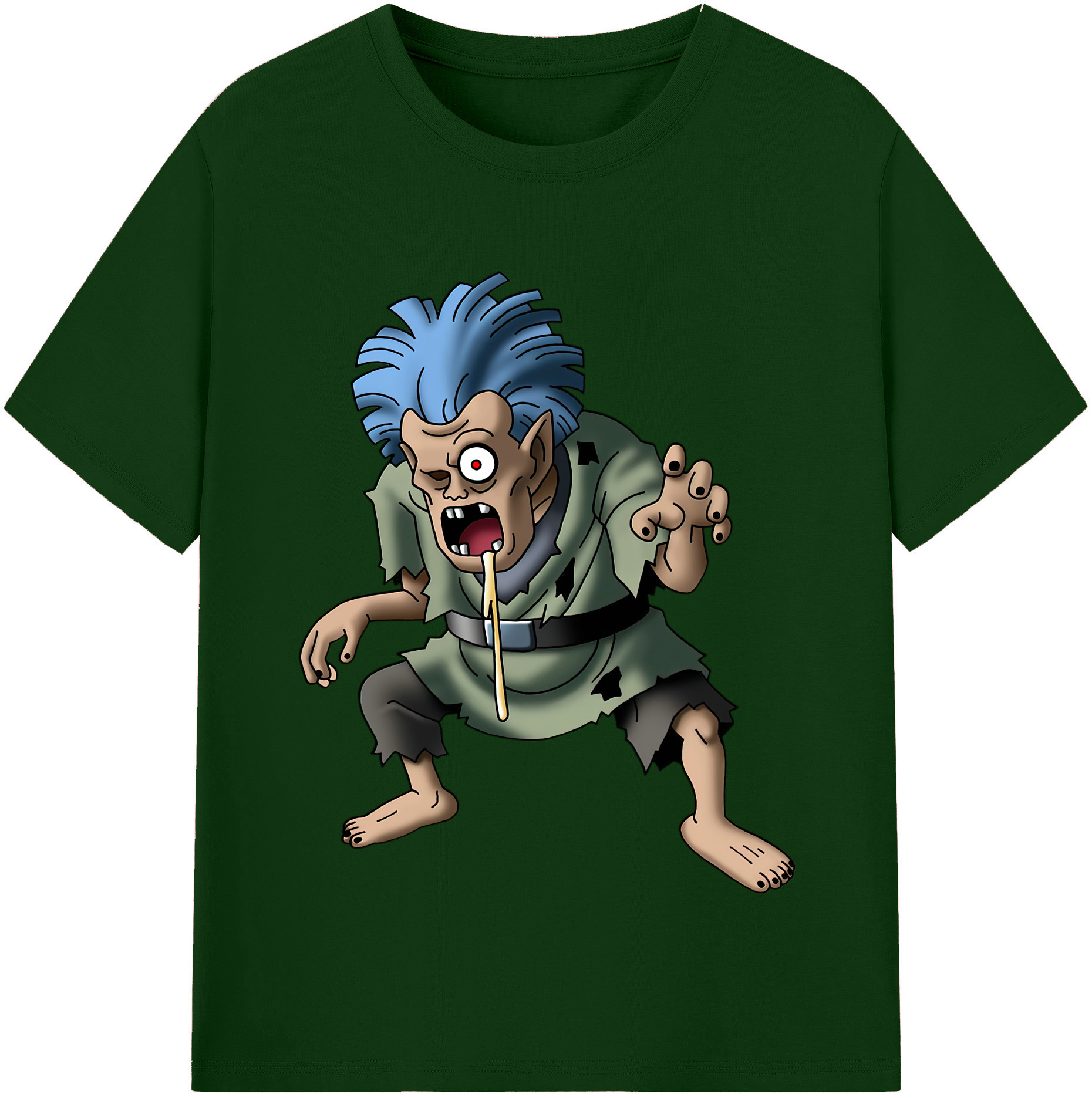（画像用） ドラゴンクエスト Doragon Kuesuto Dragon Quest 綿100％半袖Tシャツ（フロントプリント）